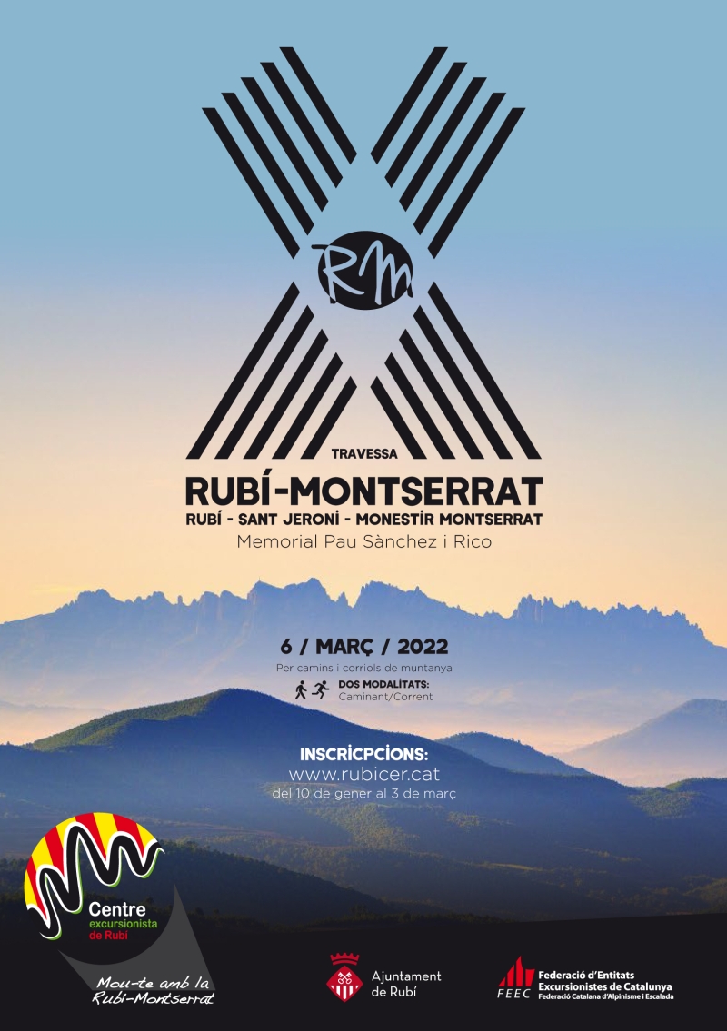 10A TRAVESSA RUBÍ - MONTSERRAT 2022 - Inscriu-te