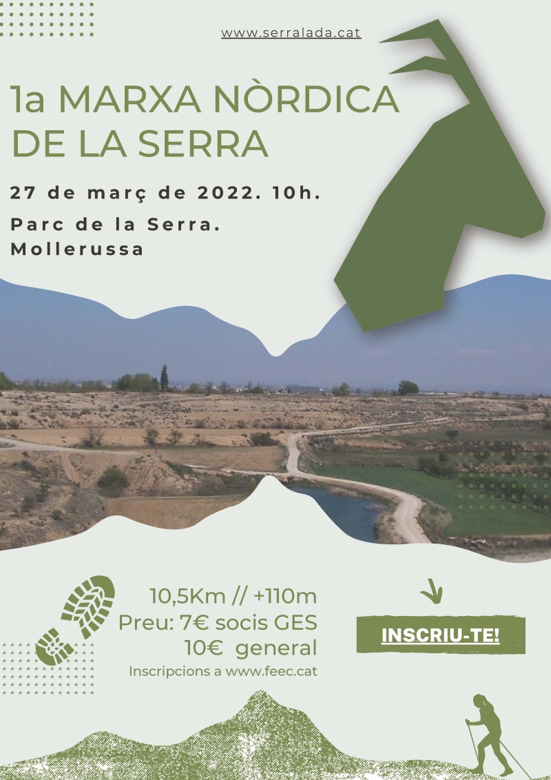 1A MARXA NÒRDICA DE LA SERRA - Inscriu-te