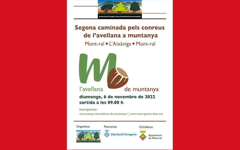 2A CAMINADA PELS CONREUS D'AVELLANA A MUNTANYA - Inscriu-te