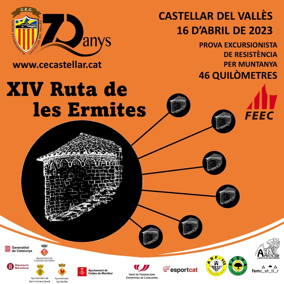 XIV RUTA DE LES ERMITES 2023 - Inscriu-te
