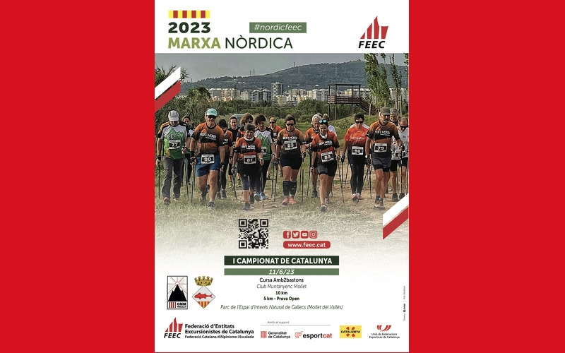 1ER CAMPIONAT DE CATALUNYA DE MARXA NÒRDICA - AMB2BASTONS - Inscriu-te