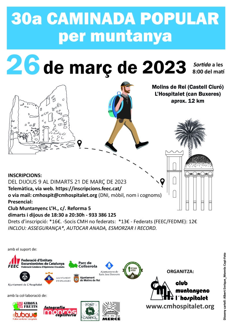 30A CAMINADA POPULAR - Inscriu-te