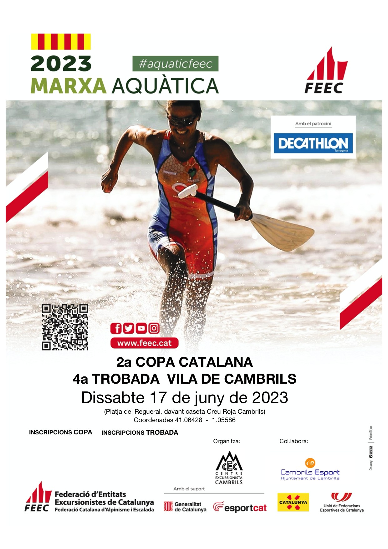 4A TROBADA DE MARXA AQUÀTICA VILA DE CAMBRILS - Inscriu-te