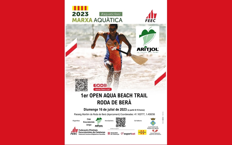 1ER OPEN AQUA BEACH TRAIL DE RODA DE BERÀ - Inscriu-te