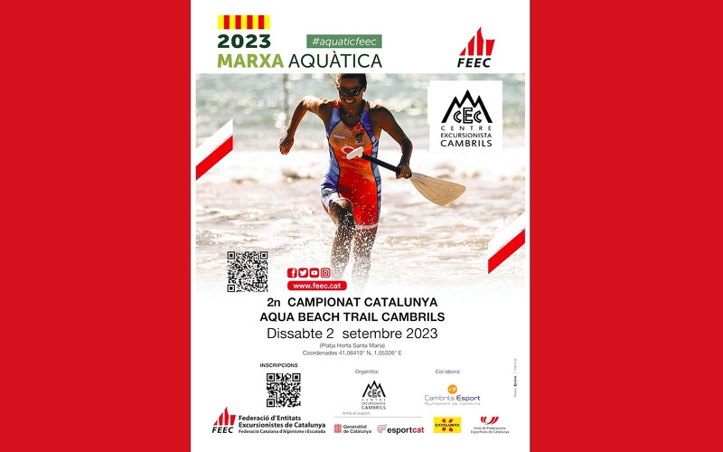 2N CAMPIONAT DE CATALUNYA D'AQUA BEACH TRAIL CAMBRILS - Inscriu-te