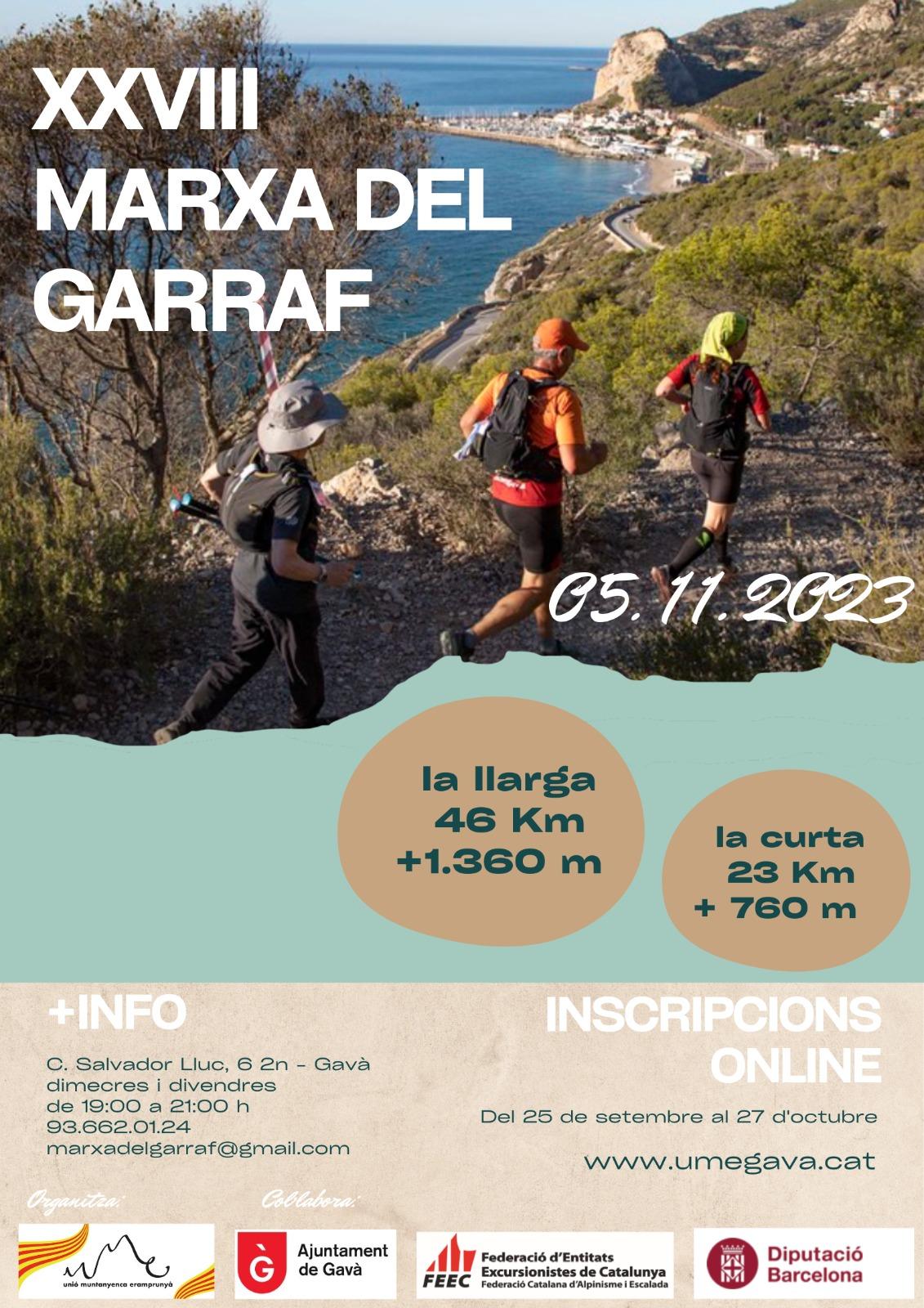 MARXA DEL GARRAF 23KM - Inscriu-te