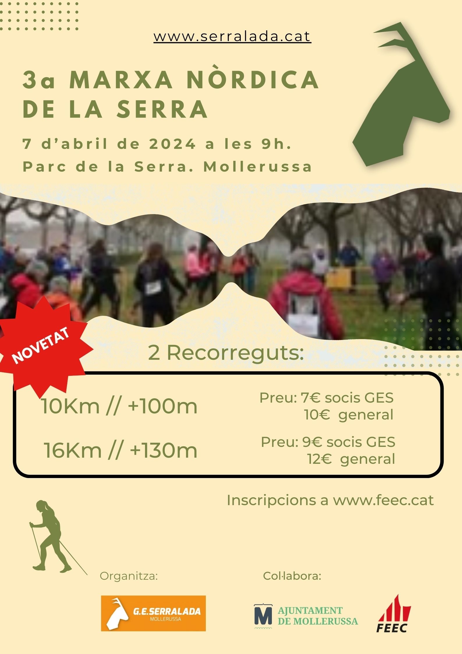 3A MARXA NÒRDICA DE LA SERRA - Inscriu-te