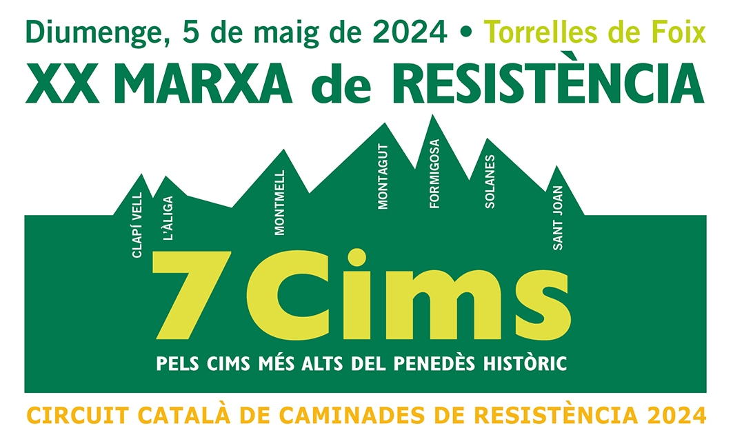 XX MARXA DE RESISTÈNCIA 7 CIMS - Inscriu-te