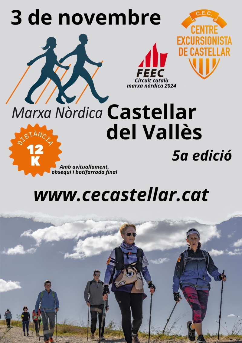 5A MARXA NÒRDICA CASTELLAR DEL VALLÈS - Inscriu-te