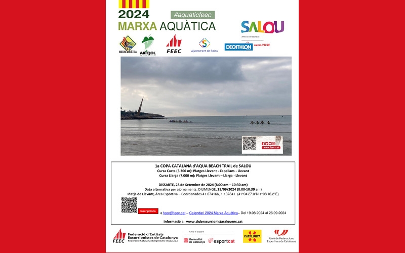 1A COPA CATALANA D’AQUA BEACH TRAIL DE SALOU - Inscriu-te