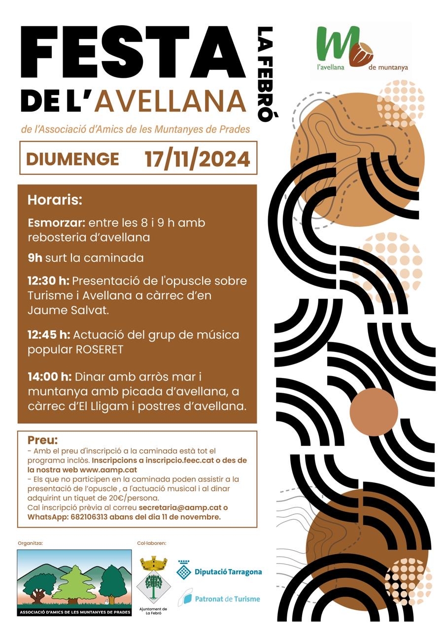 IV CAMINADA PELS CONREUS D'AVELLANA A MUNTANYA - Inscriu-te