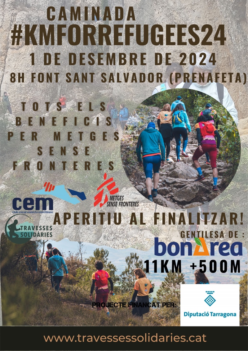 CAMINADA #KMFORREFUGEES24 - Inscriu-te