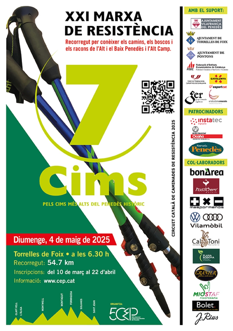 XXI MARXA DE RESISTÈNCIA 7 CIMS - Inscriu-te