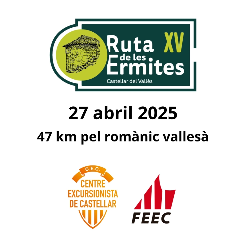 XV RUTA DE LES ERMITES - Inscriu-te
