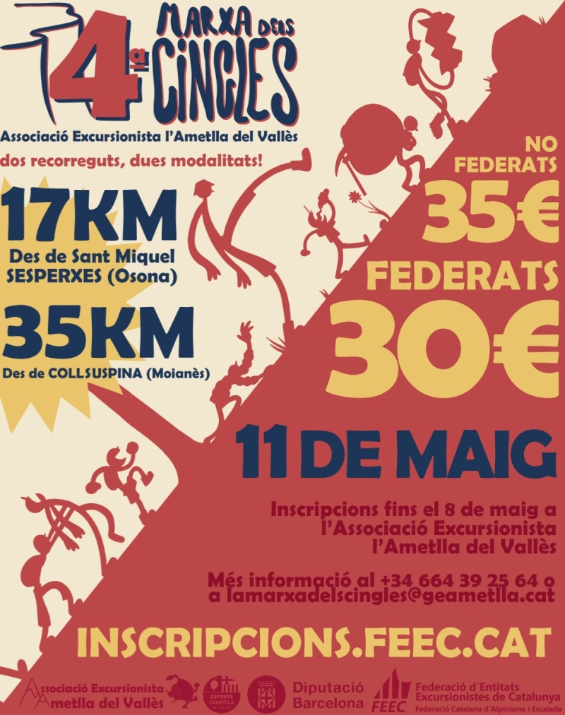 LA MARXA DELS CINGLES 4ª ED. - Inscriu-te