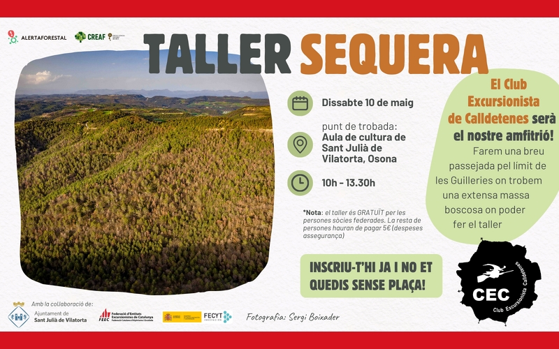 TALLER SEQUERA - Inscriu-te