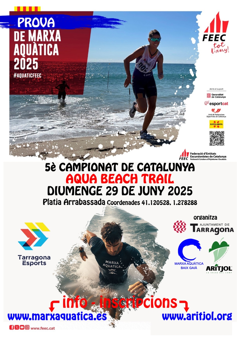 CAMPIONAT AQUA BEACH TRAIL TARRAGONA - Inscriu-te
