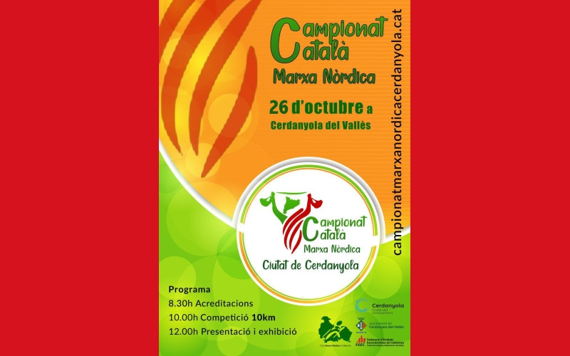 CAMPIONAT DE CATALUNYA DE MARXA NÒRDICA - CIUTAT DE CERDANYOLA - Inscriu-te
