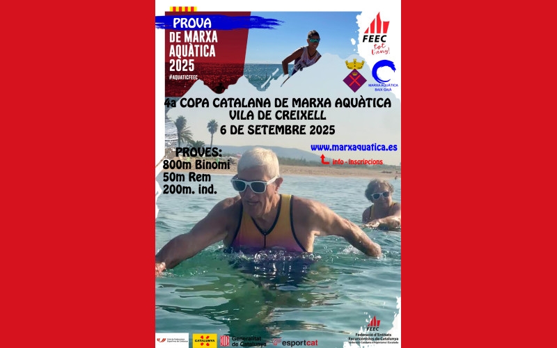 4A COPA CATALANA DE MARXA AQUÀTICA VILA DE CREIXELL - Inscriu-te