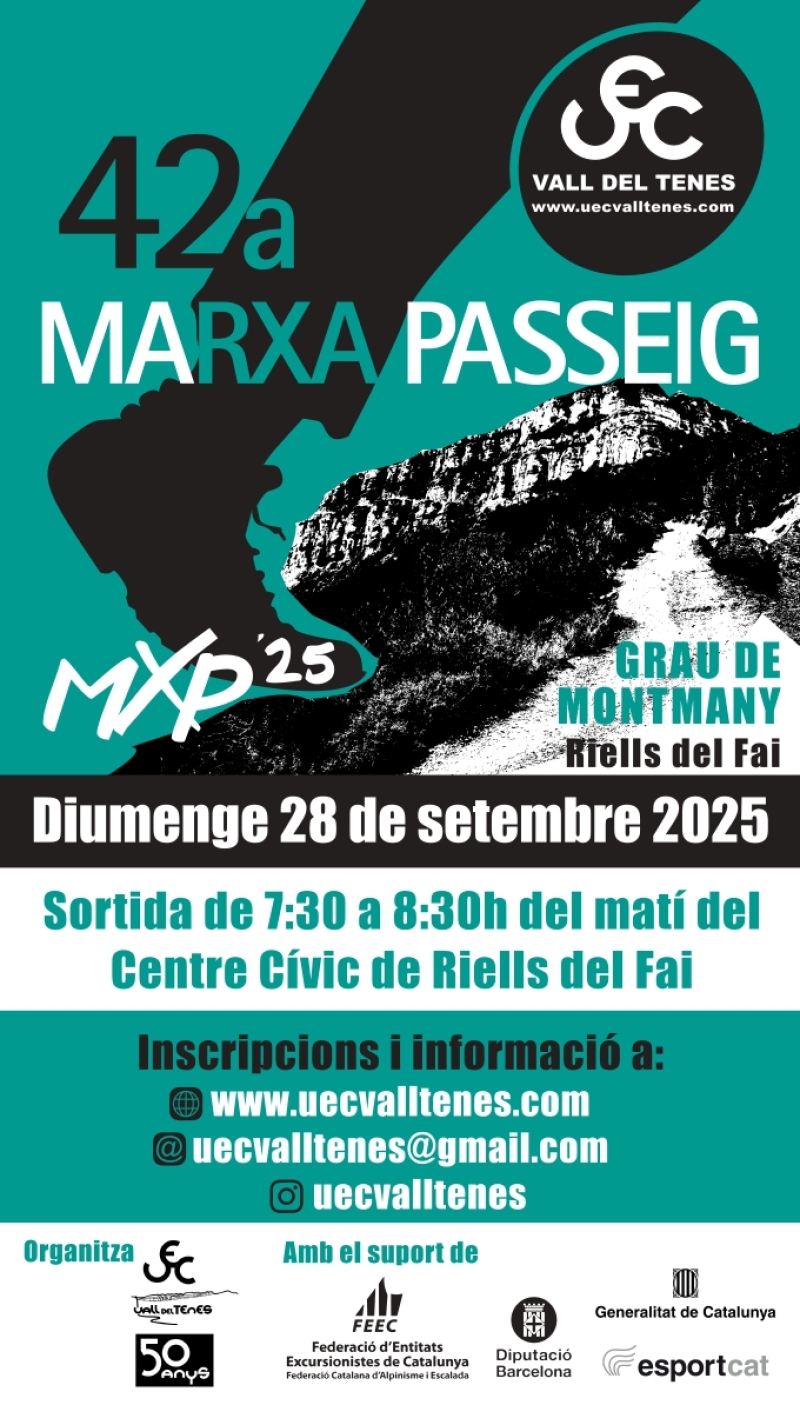 42A MARXA PASSEIG 2025 - Inscriu-te