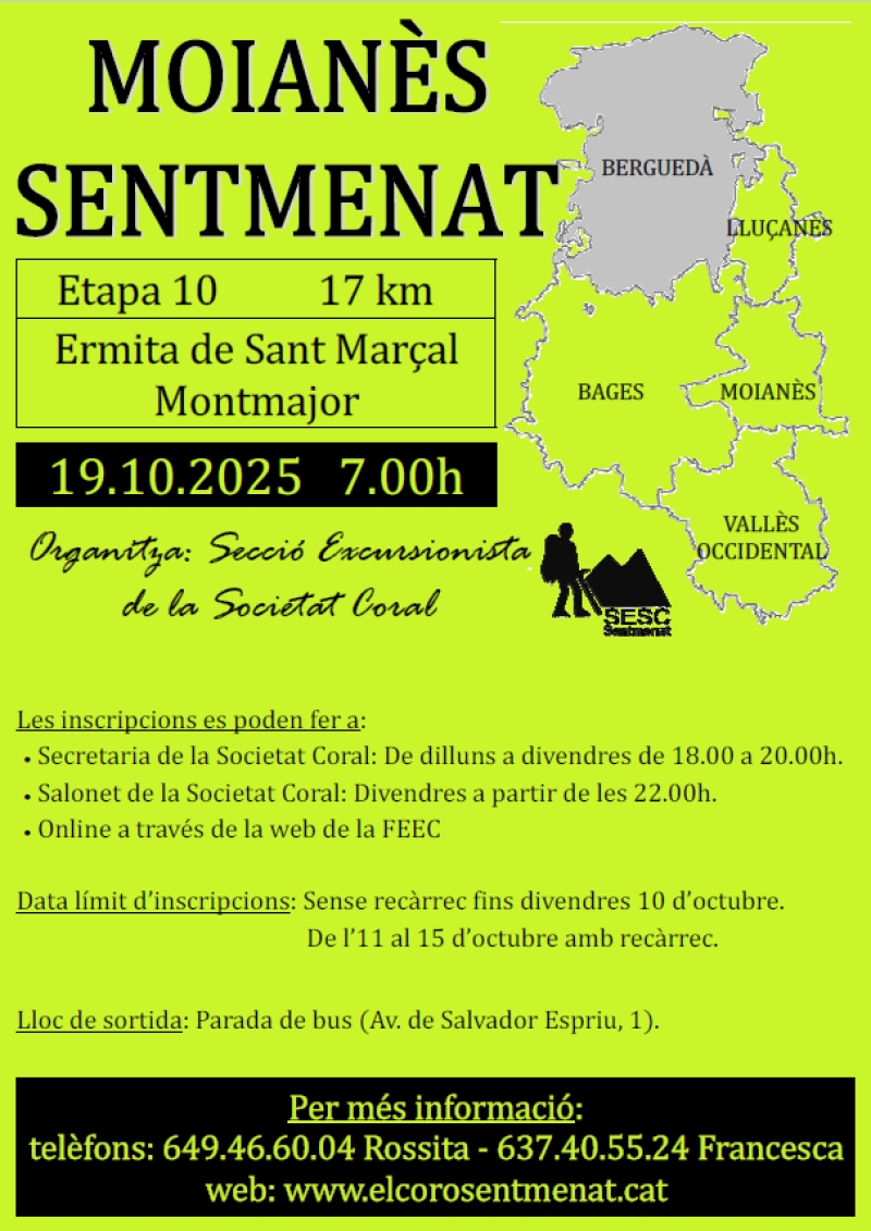 RONDA DEL MOIANÈS 10A ETAPA - Inscriu-te