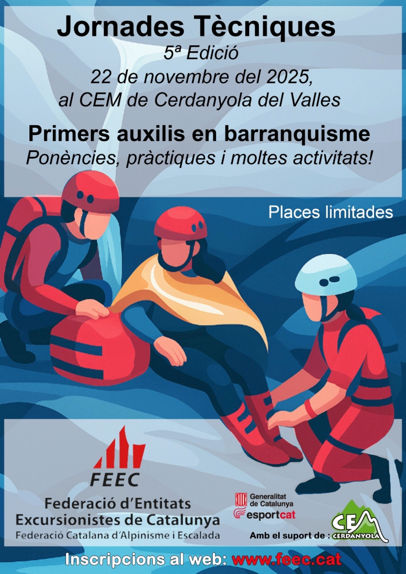 PRIMERS AUXILIS EN BARRANQUISME - Inscriu-te