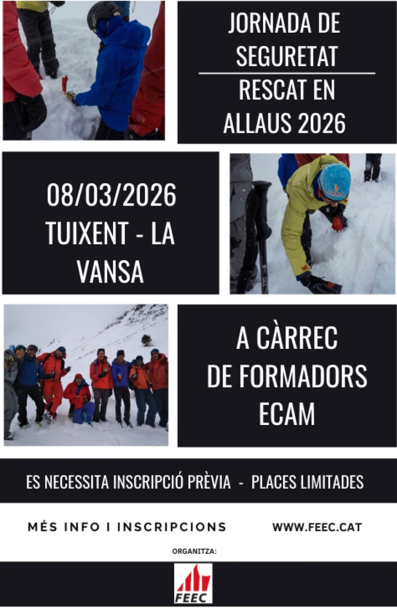 JORNADA DE SEGURETAT - RESCAT EN ALLAUS - Inscriu-te
