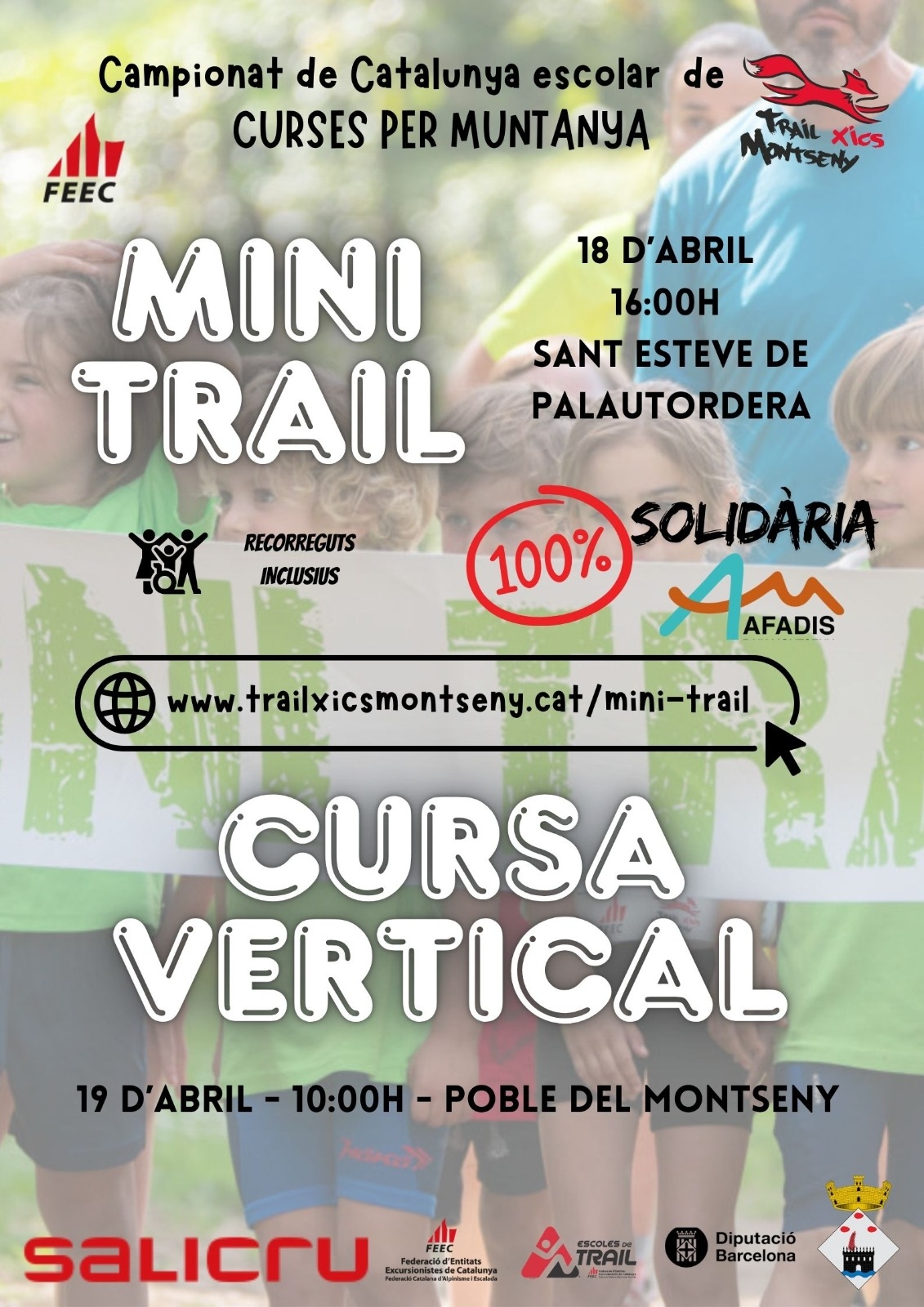 MINI TRAIL I CAMPIONAT DE CATALUNYA ESCOLAR DE CURSES PER MUNTANYA 2026 - Inscriu-te