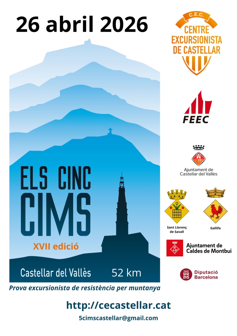 ELS CINC CIMS XVII - Inscriu-te