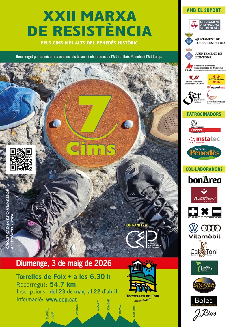 XXII MARXA DE RESISTÈNCIA 7 CIMS - Inscriu-te