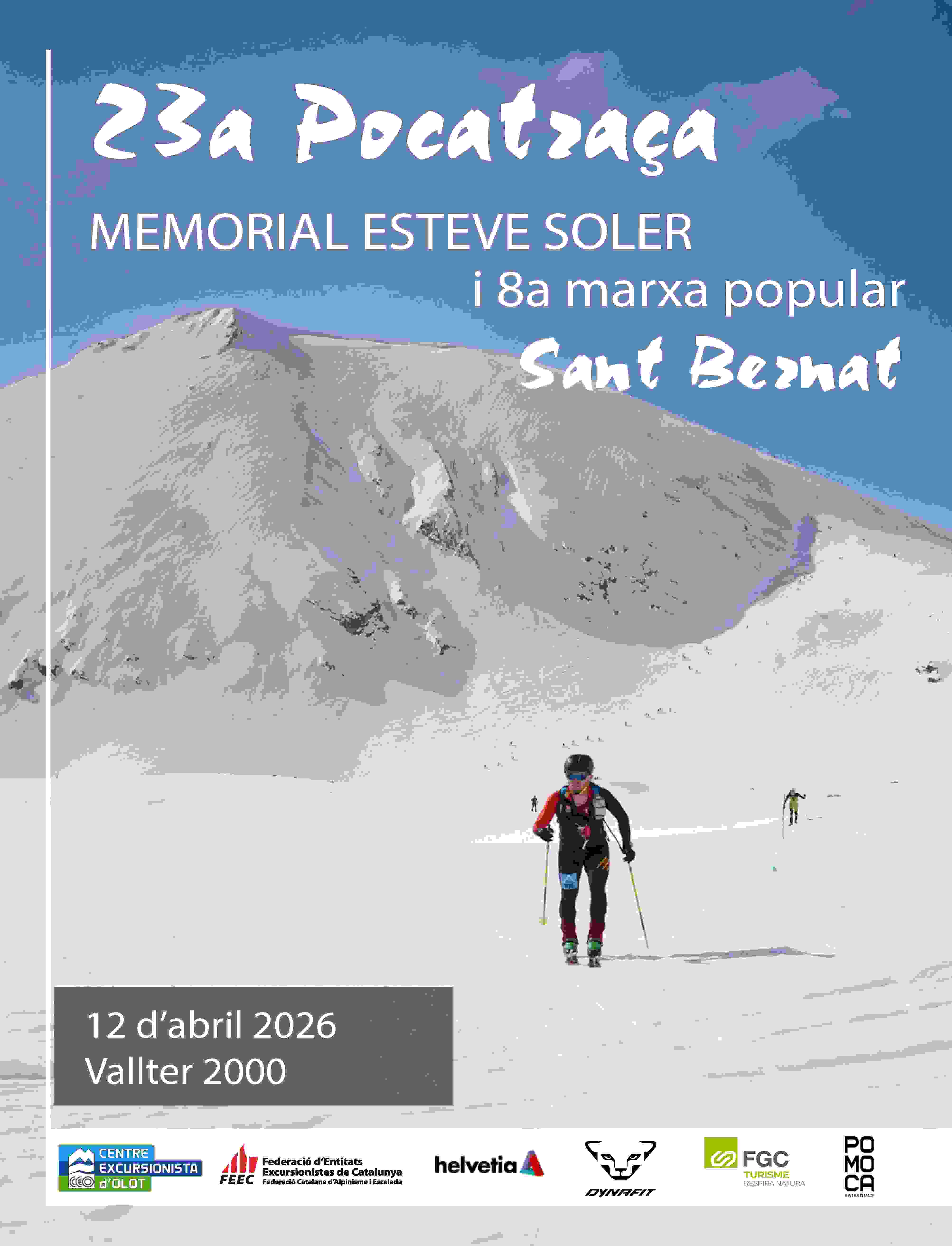 XXIII POCATRAÇA MEMORIAL ESTEVE SOLER I 8A MARXAPOPULAR SANT BERNAT - Inscriu-te