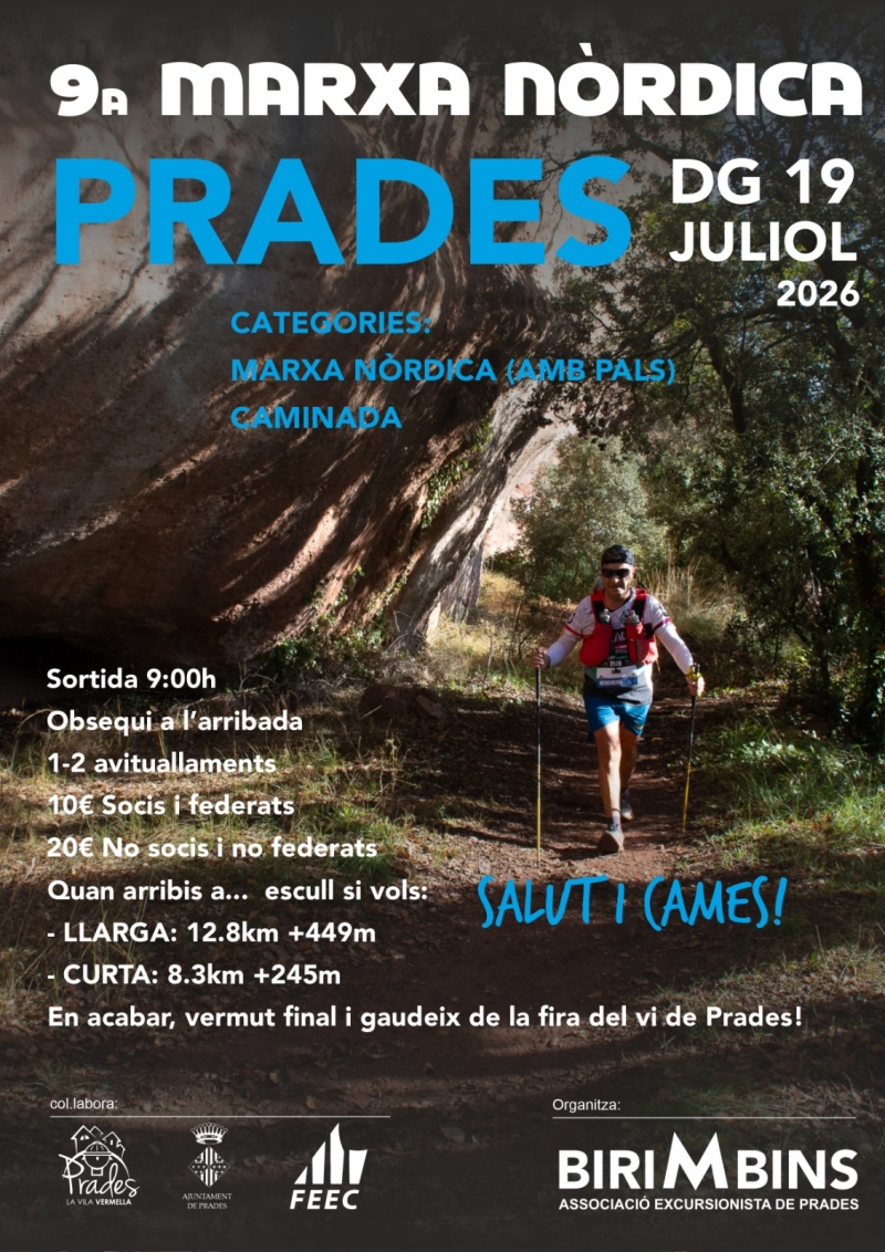 9A MARXA NÒRDICA PRADES - Inscriu-te