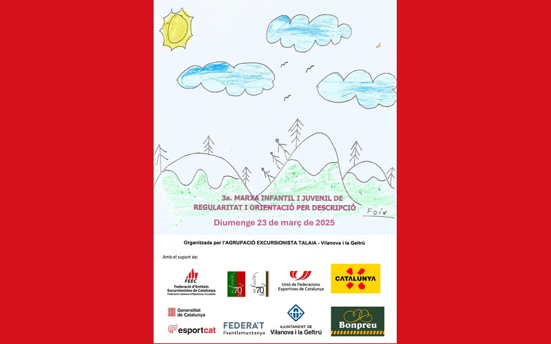 3A MARXA INFANTIL I JUVENIL DE REGULARITAT I D'ORIENTACIÓ PER DESCRIPCIÓ - Inscriu-te 3A MARXA INFANTIL I JUVENIL DE REGULARITAT I D'ORIENTACIÓ PER DESCRIPCIÓ - Inscriu-te
