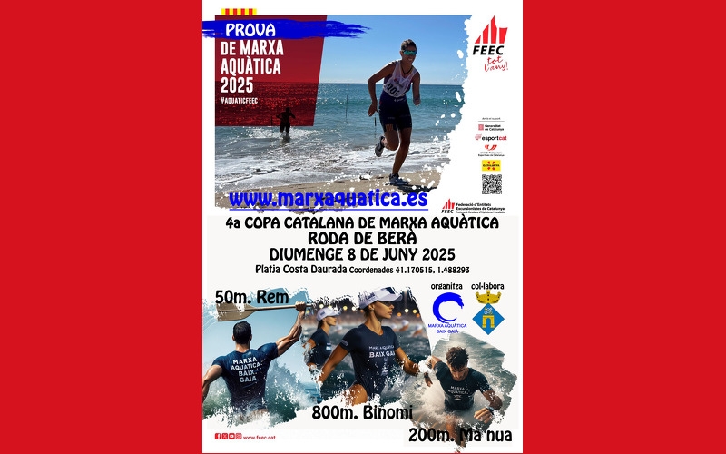 4A COPA CATALANA DE MARXA AQUÀTICA - RODA DE BERÀ  - Inscriu-te 4A COPA CATALANA DE MARXA AQUÀTICA - RODA DE BERÀ  - Inscriu-te