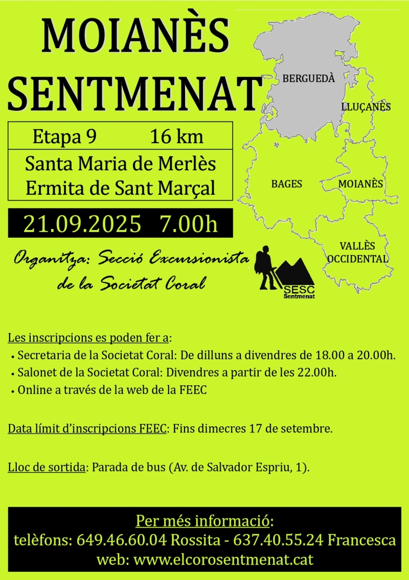 RONDA DEL MOIANÈS 9A ETAPA - Inscriu-te RONDA DEL MOIANÈS 9A ETAPA - Inscriu-te